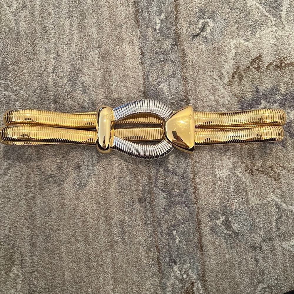 Two Tone Slinky Belt